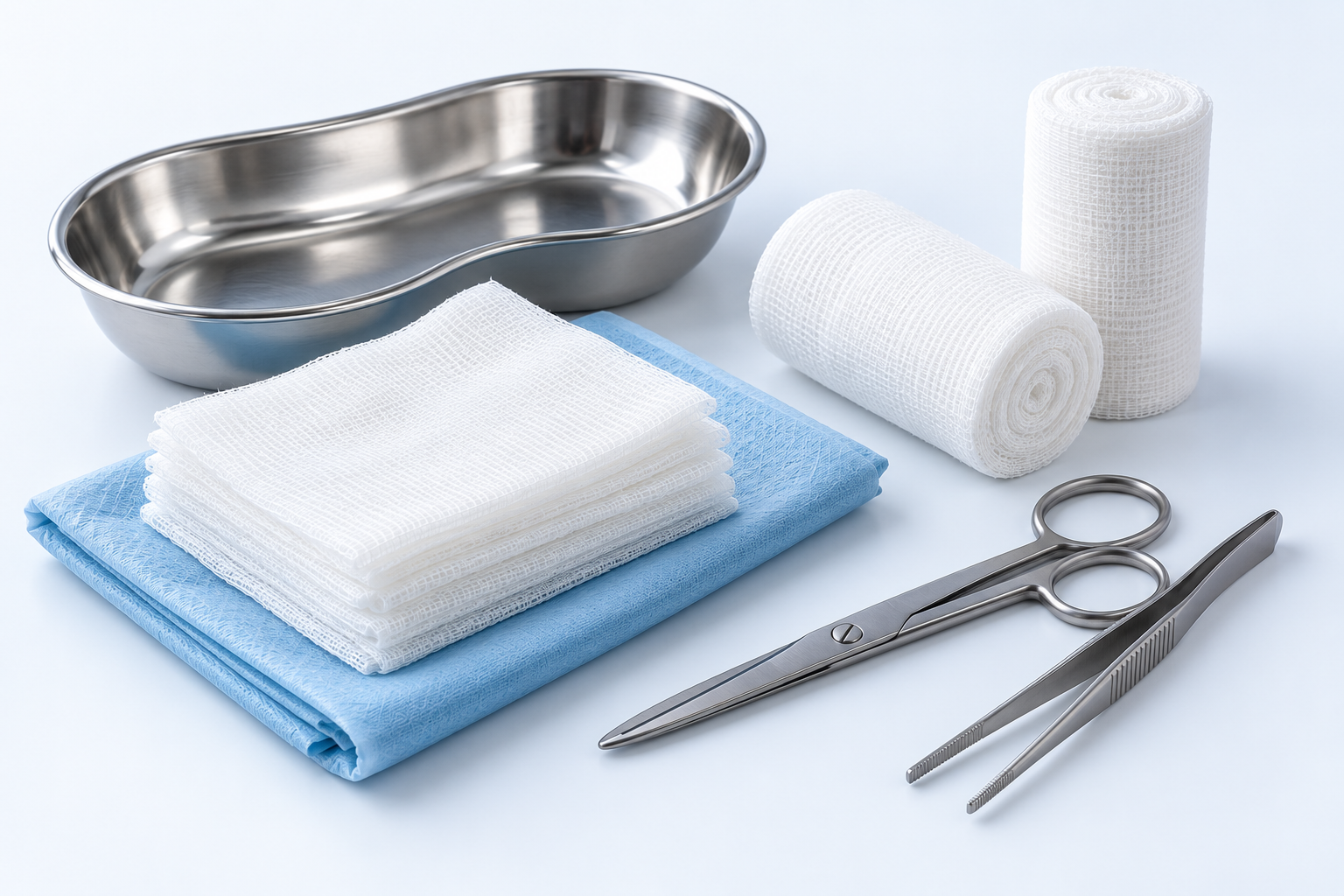 Material für Chirurgie und Verbandwechsel
